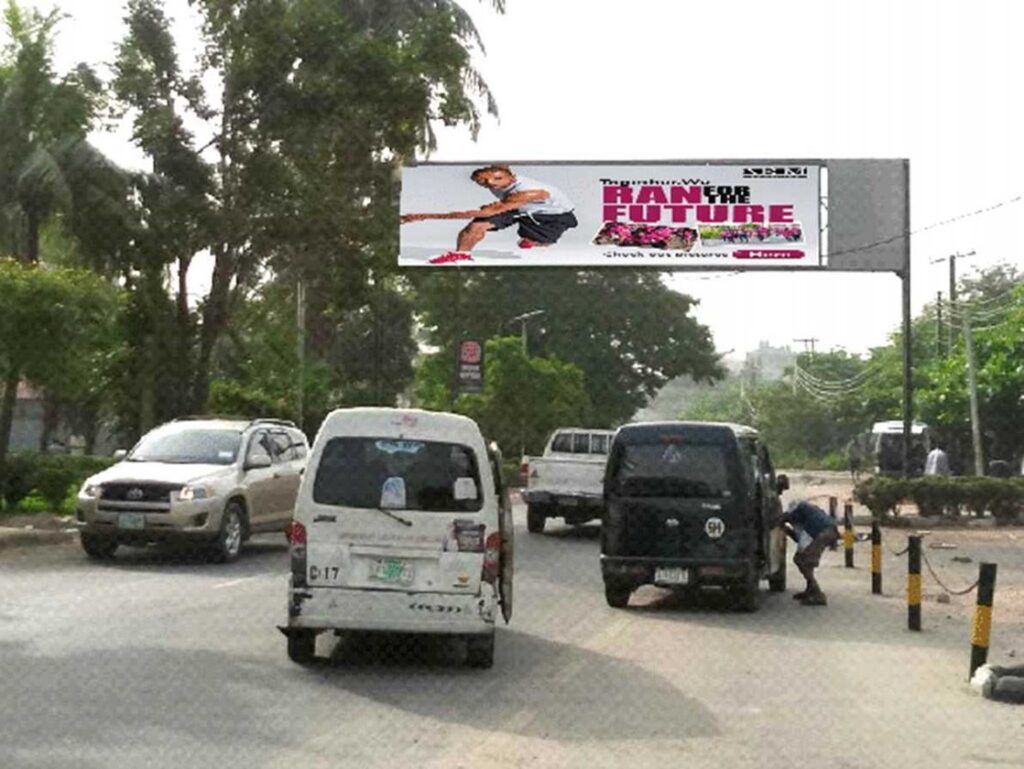 Gantry Billboard At Oba Akinjobi By Archbishop Vining Memorial Church Ikeja, Lagos