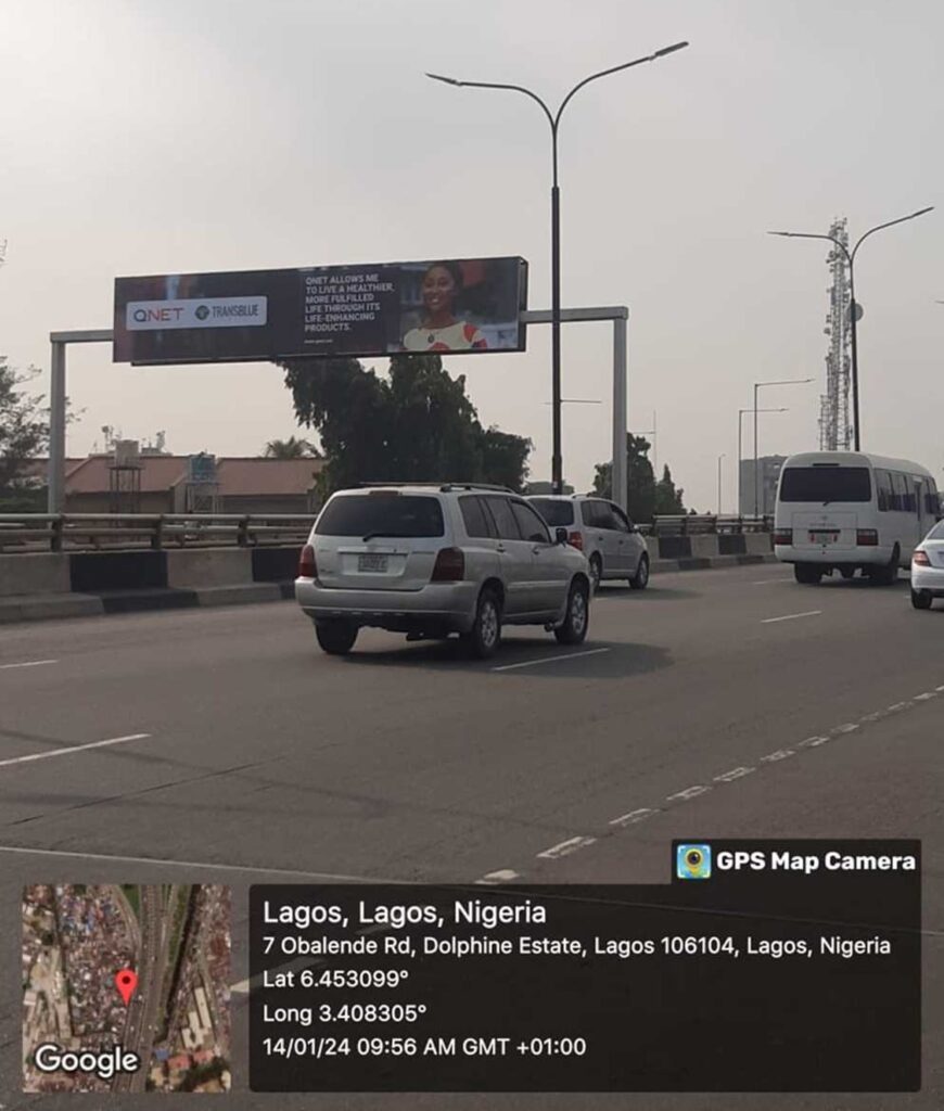 Gantry Billboard At Obalende Primary School By Kam Saleem Bridge Obalende, Lagos