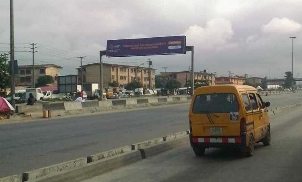 Gantry Billboard By Amuwo Odofin Oshodi Expressway Mile2, Lagos