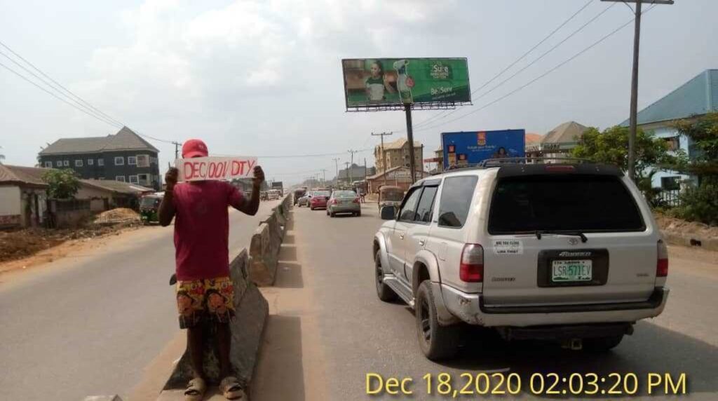 Unipole Billboard At Aba-Owerri Road By Judix Filling Station, Abia state