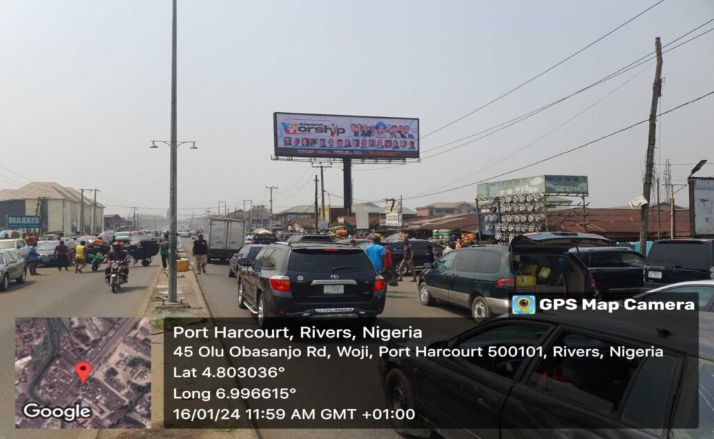 Unipole Billboard By Ikoku Spare Parts Market, Port Harcourt