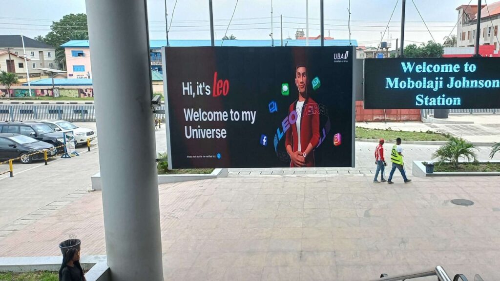 LED Billboard At Mobolaji Johnson Station, Lagos