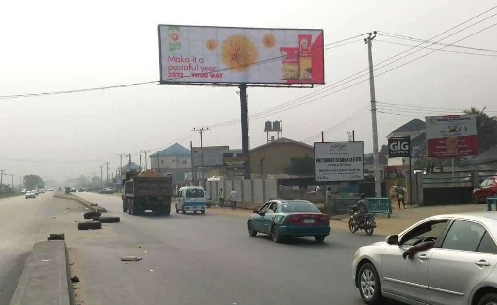 Unipole Billboard At Choba Police Station, Port Harcourt