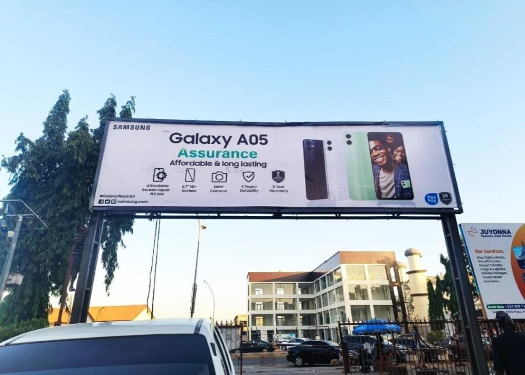 Gantry Billboard at EMAB Plaza Entrance Wuse 2, Abuja