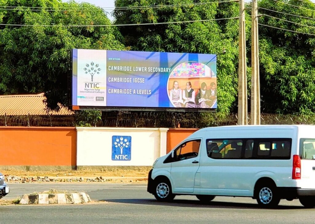 LED Billboard By Tulip School Along Kashim Ibrahim Way Wuse 2, Abuja