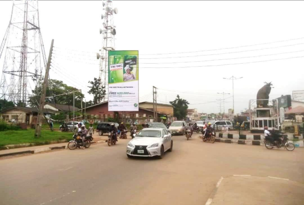 Portrait Billboard at NITEL Roundabout Ijebu-Ode, Ogun state