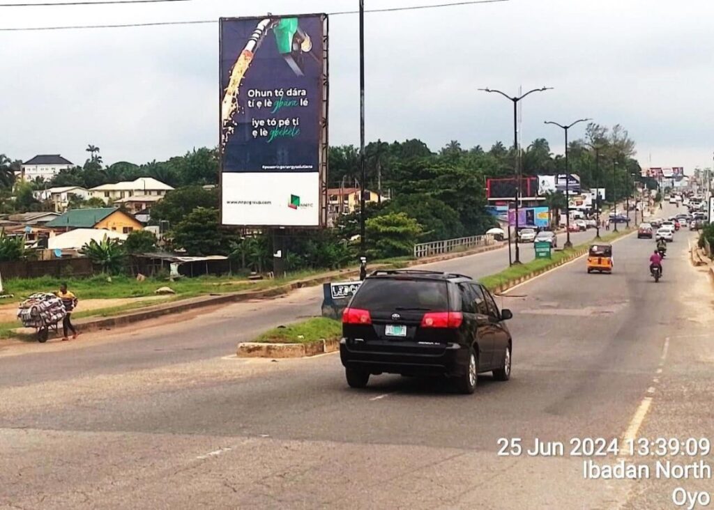 Portrait Billboard at Restoration Bridge Awolowo Junction Bodija, Ibadan