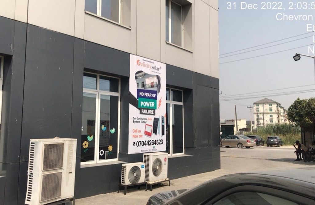 Wall Panel At PRINCE EBEANO Supermarket Chevron Lekki, Lagos