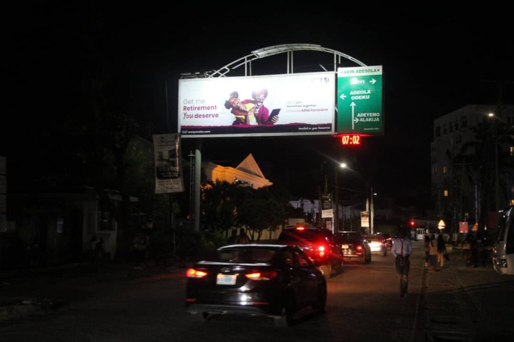 Gantry Billboard Along Sanusi Fafunwa Street by Stanbic Ibtc Bank Victoria Island, Lagos