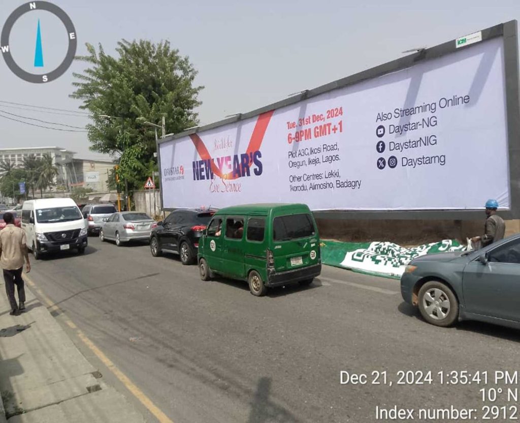 Wallmount Billboard at Isaac John by Cuban, Ikeja Lagos